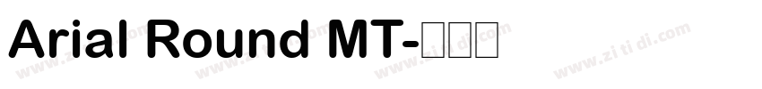 Arial Round MT字体转换